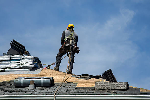 Professional Roofing technician working in Santa Cruz, CA